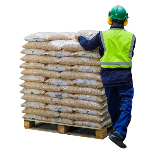 80 Bolsas de Pellet INNAPEL 15kg ($3.550 la unidad)