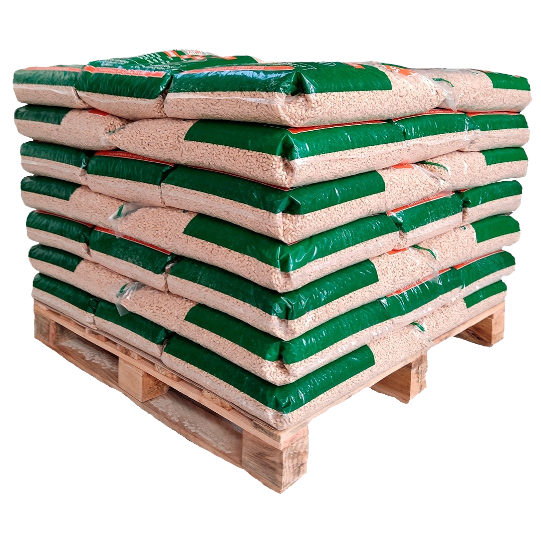 100 Bolsas de Pellet GREEN PELLET 15kg ($3.800 la unidad)